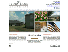 Tablet Screenshot of ivorylane.com
